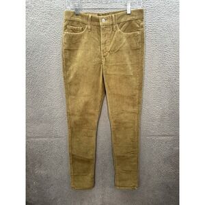 Levis Pants Womens 29x30 Brown Corduroy 311 Shaping Skinny Stretch Preppy Casual